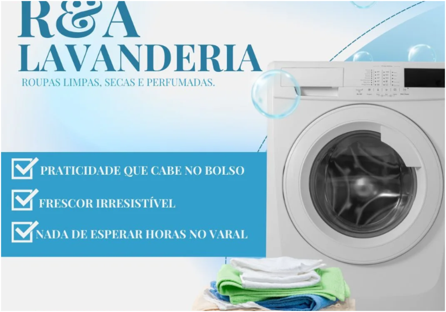 R&A LAVANDERIA/LAVAMOS SUAS PEÇAS