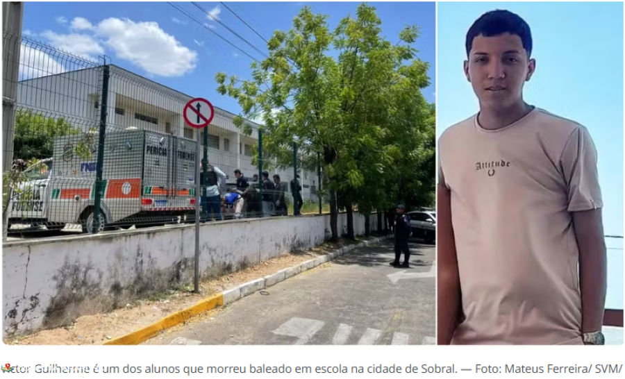 Tiros em escola em Sobral: cinco alunos são baleados; dois morreram